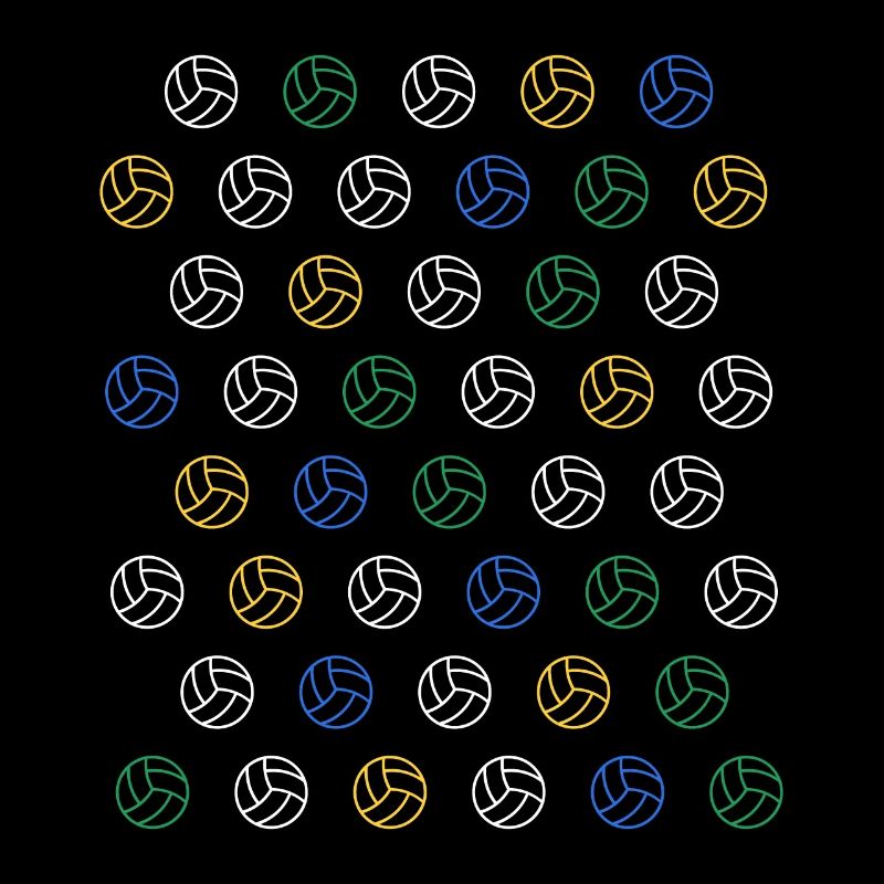 Volleyball Pop-Art Design