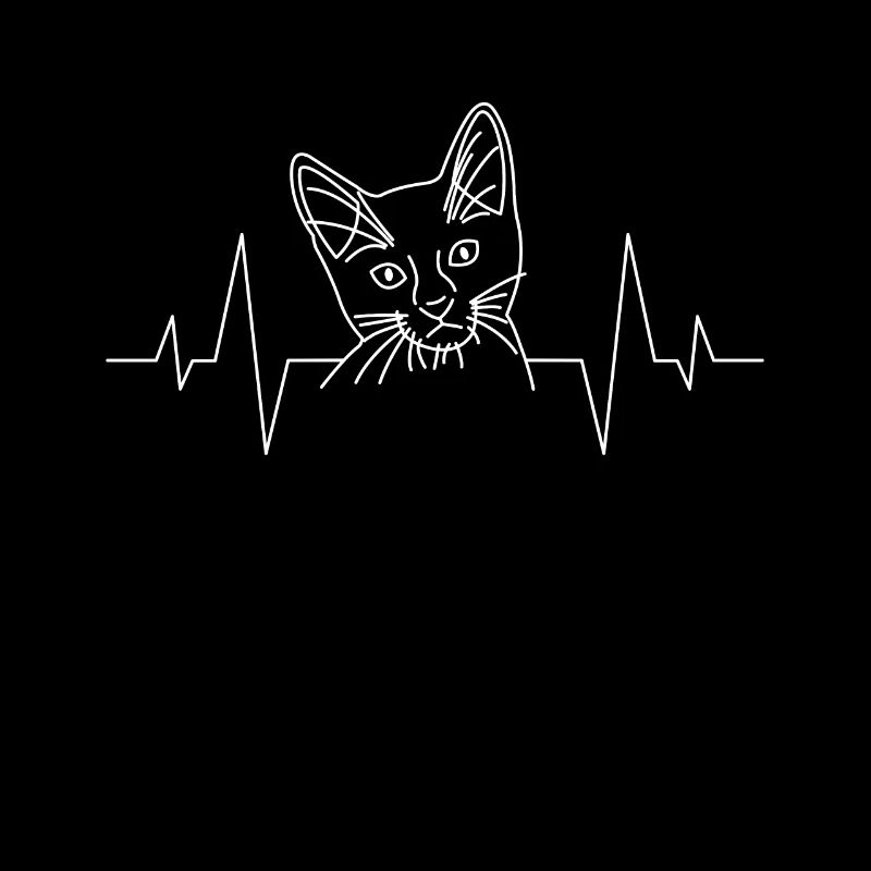 Cœur de chat de chat