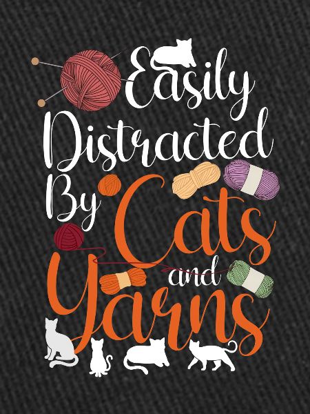 Knitting Knitter Cat Easily