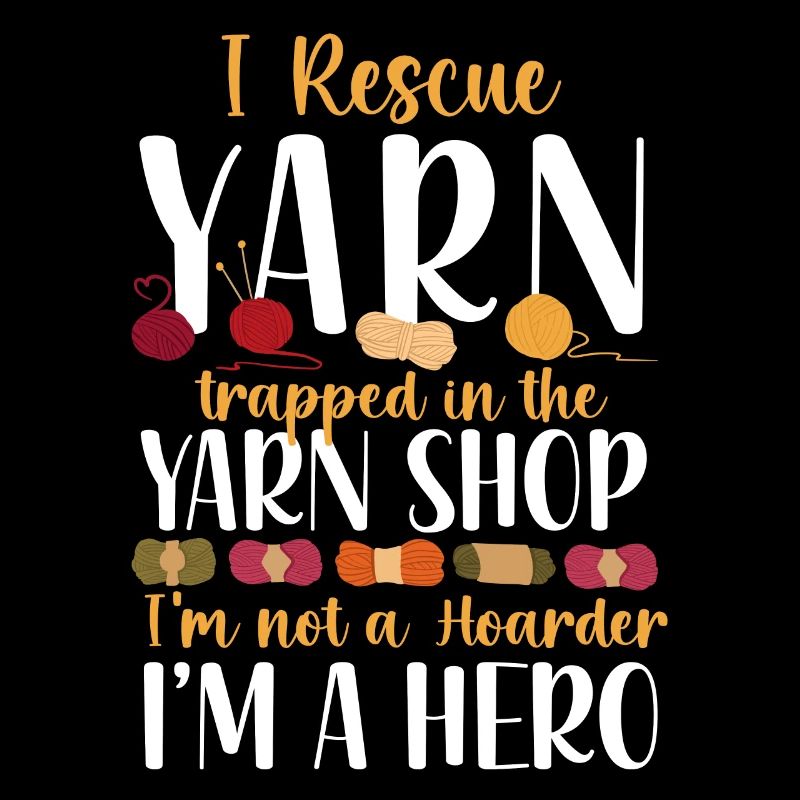 Knitting Knitter I Rescue Yarn