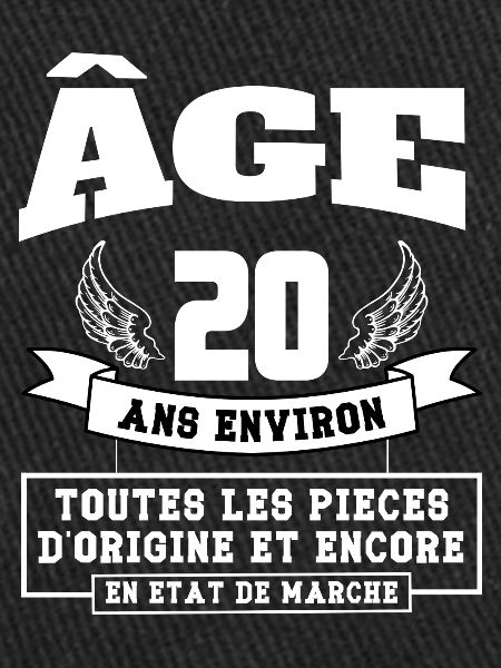 âge 20 ans environ