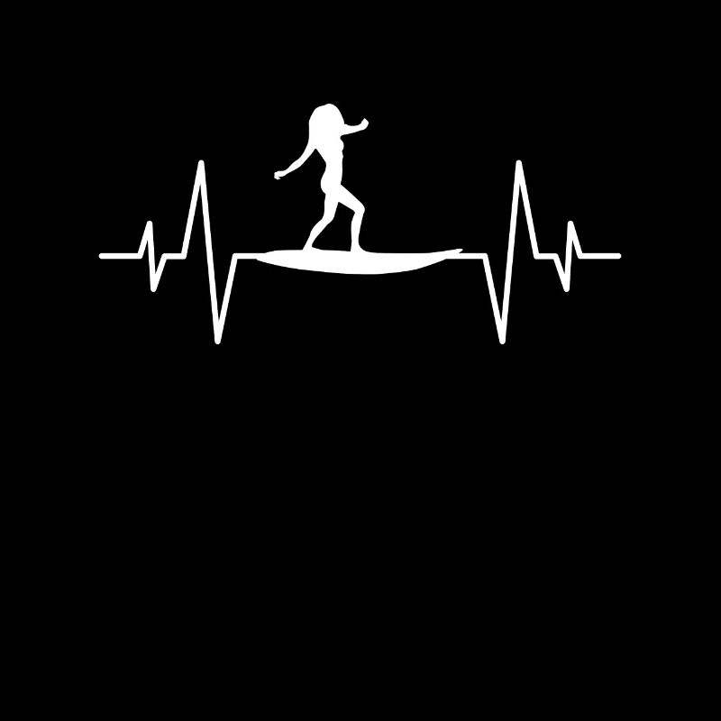 Surfing Surfer Heartbeat