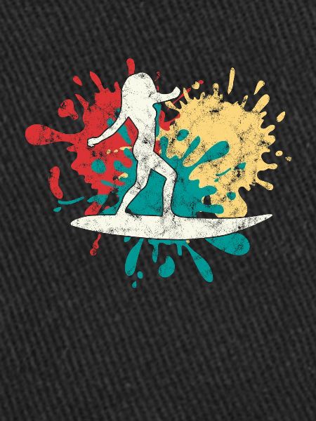 Silhouette de surfeur