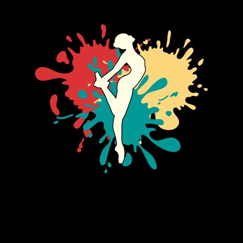 Silhouette de danseur dansant