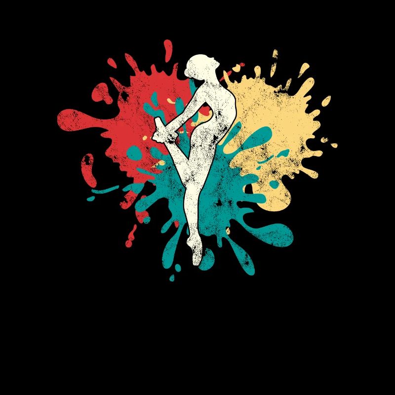 Silhouette de danseur dansant