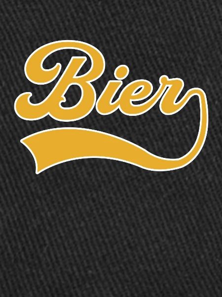 Bier Schriftzug