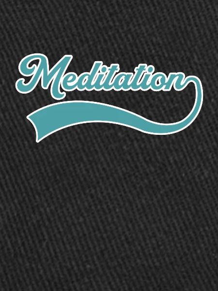 Lettrage de méditation