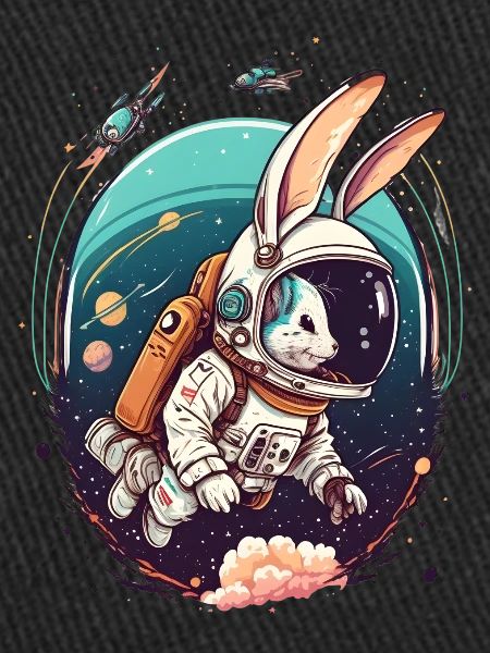 Lapin dans l’espace