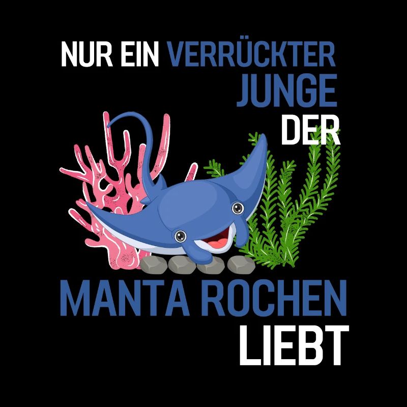 Meerestier Ozean Tier Jungen Geschenk Mantarochen