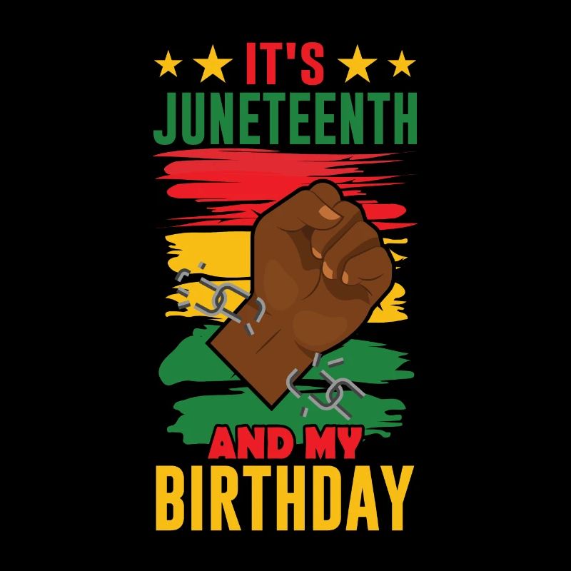 It's Juneteenth and my birthday 1865 Black