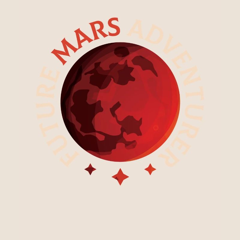 Future Mars Adventurer Astronaut Planet