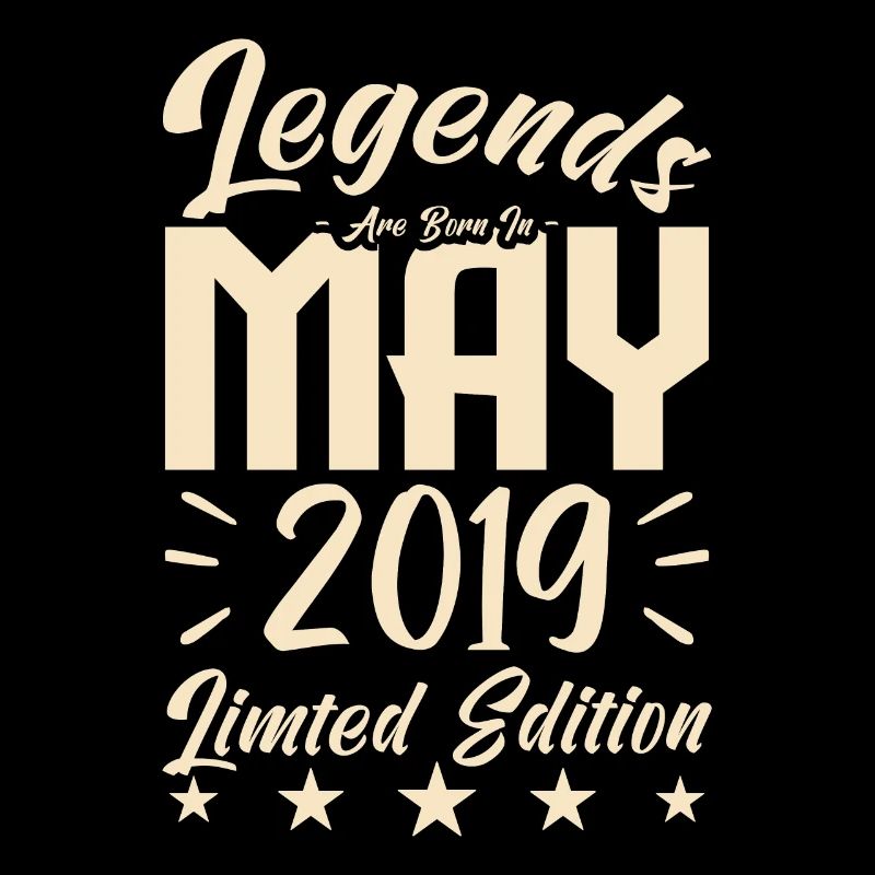 Naissance En mai 2019 Cadeau d'anniversaire 2019.