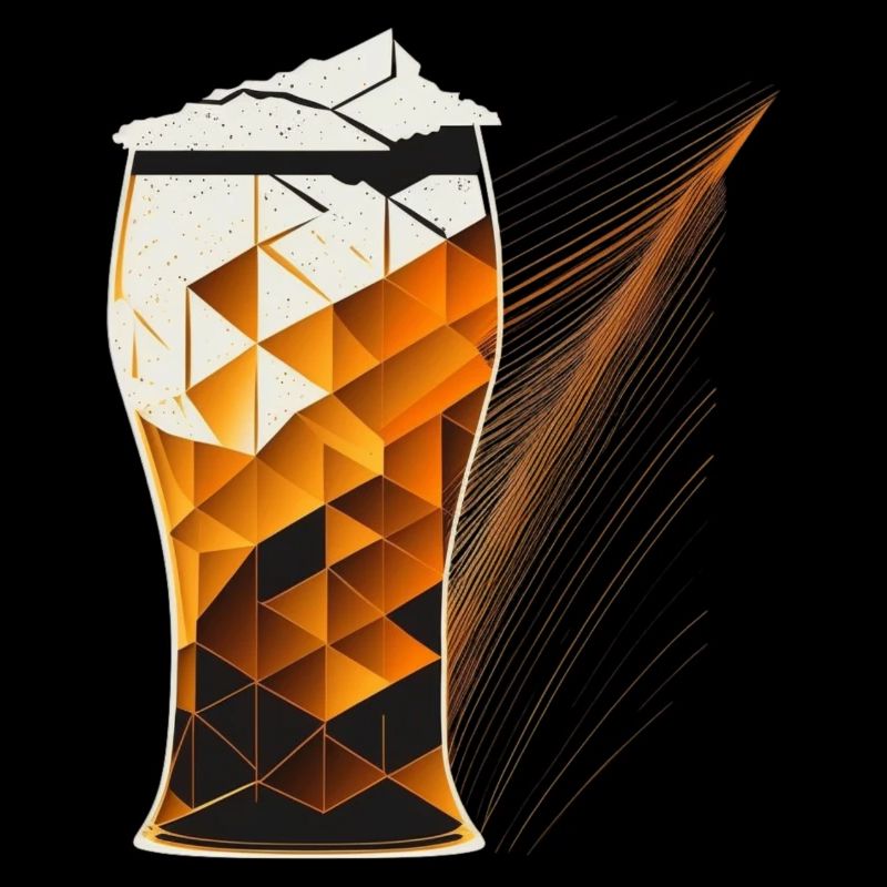 Minimalistische Bier Design
