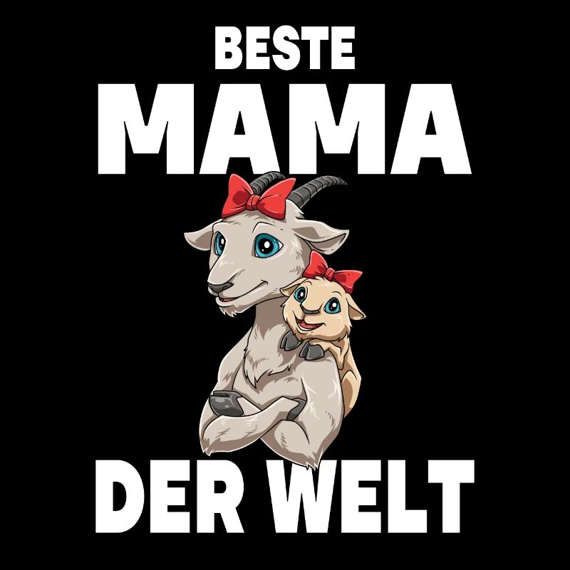 Beste Mama der Welt Muttertag Mutter Ziege für
