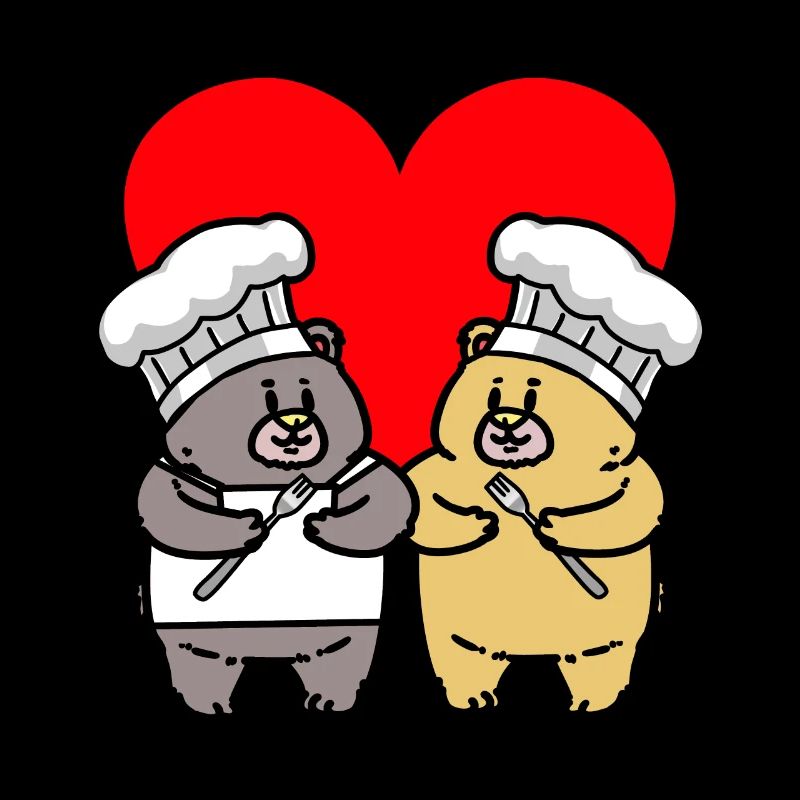 Teddybär Koch Geburtstagsgeschenk Köchin kochen