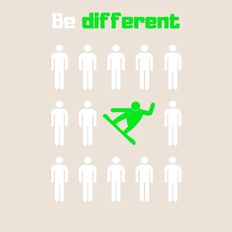 Sei anders, Snowboard