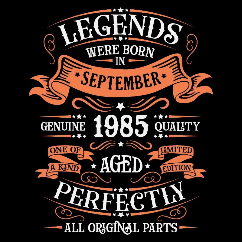 September 1985 Originelle Geschenkidee zum Geburtstag