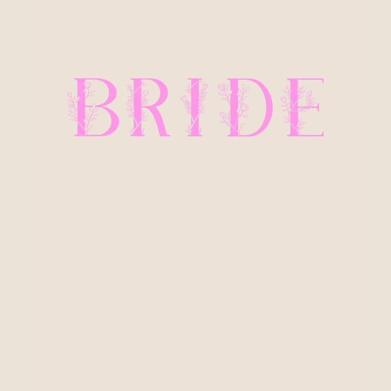 Lettrage de mariée