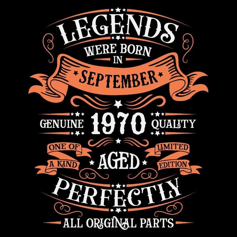 September 1970 Originelle Geschenkidee zum Geburtstag