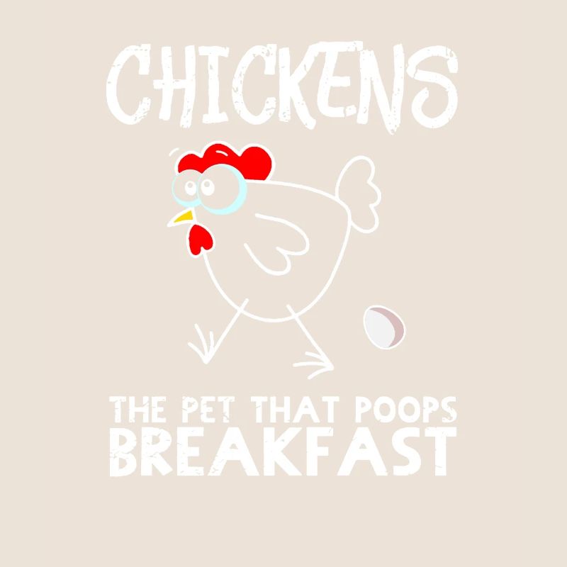 Chicken Breakfast - Hühner Frühstück Eier Geschenk