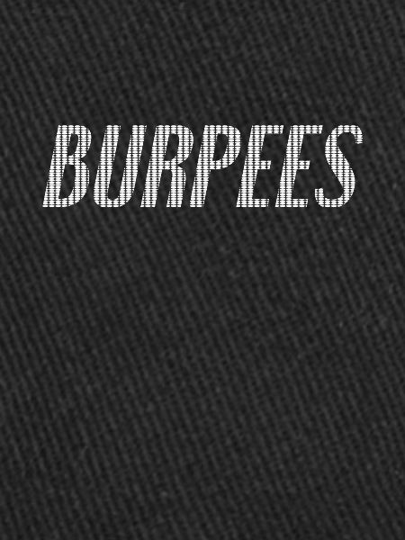 Burpee's lettering
