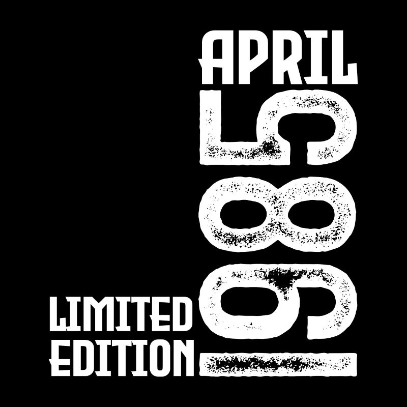Gift April 1985. Anniversary April 1985. April.