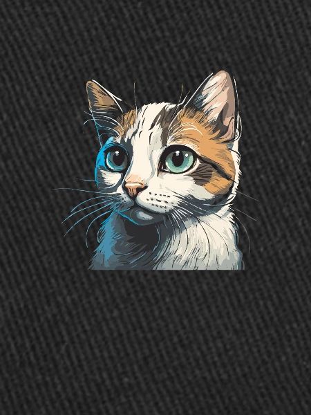 Dessin de chat mignon