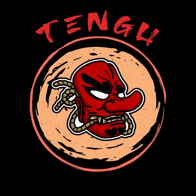 Masque japonais Tengu Hannya Kitsune