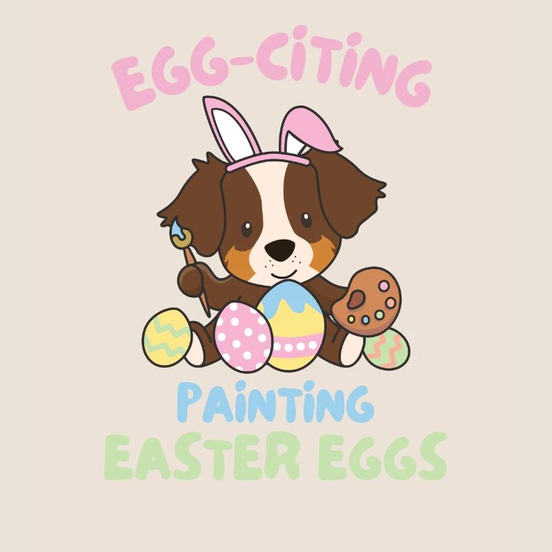cute dogs at Easter Australian Shepherd