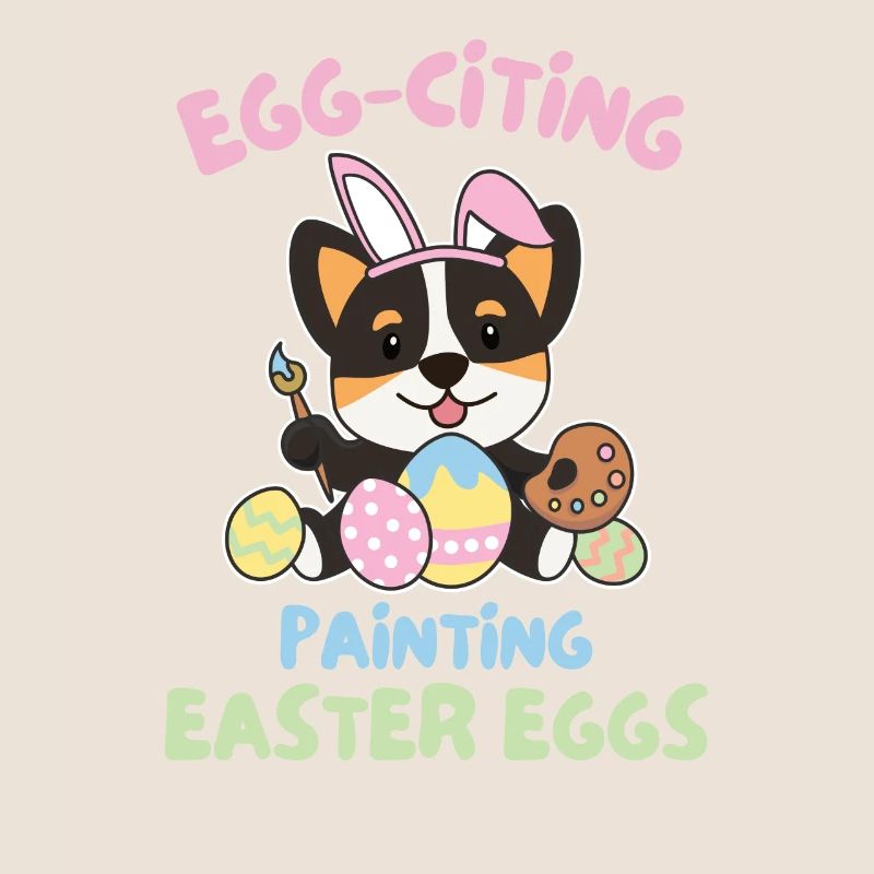 cute dogs for Easter Corgi