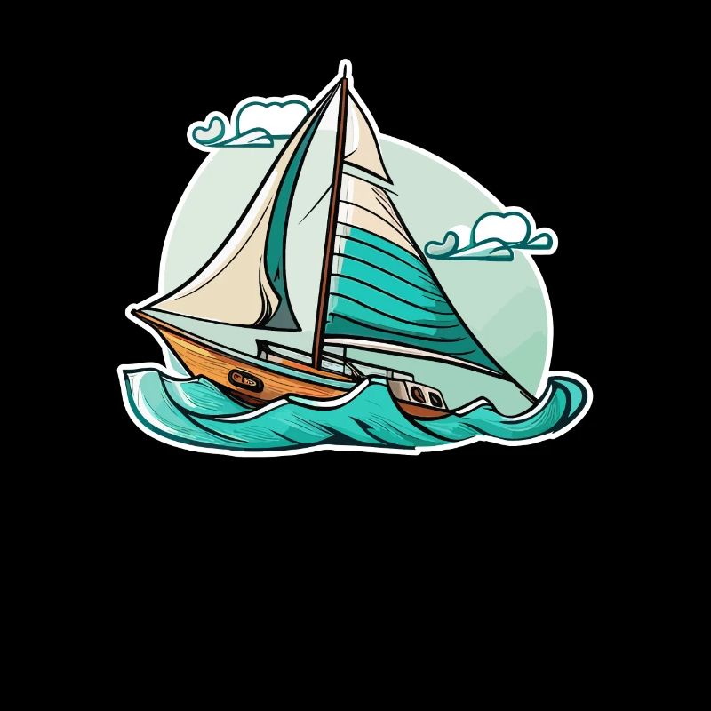Bateau voilier voile