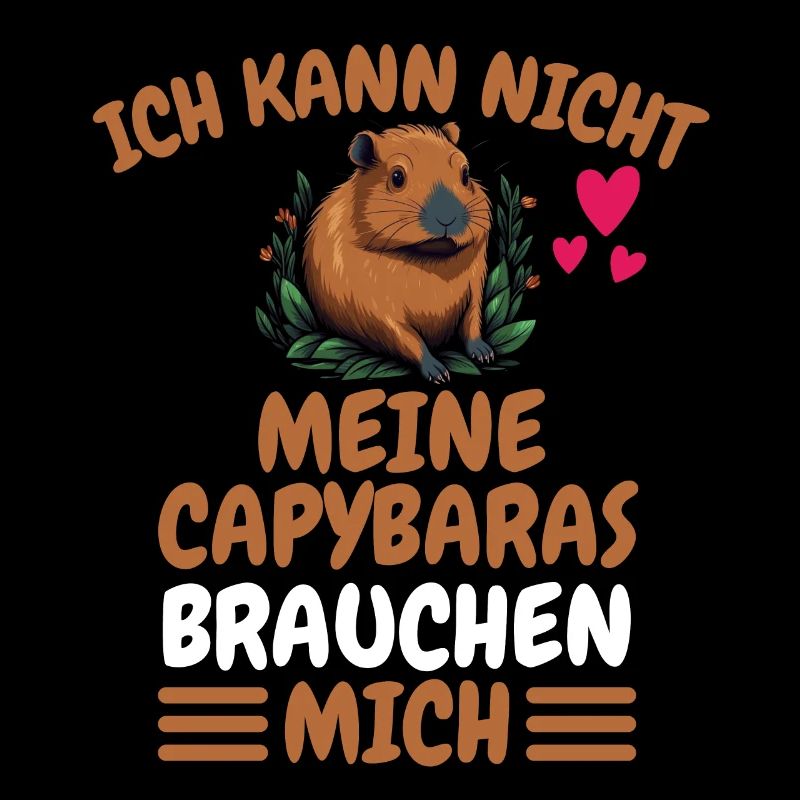 Wasserschwein Tier Lustiges Geschenk Capybara
