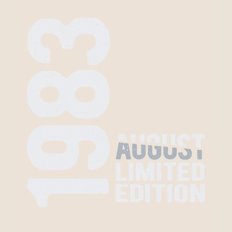 Août 1983 édition limitée Année de naissance
