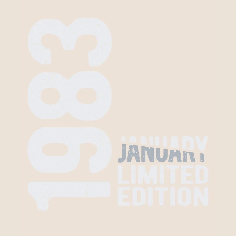 Janvier 1983 édition limitée Année de naissance