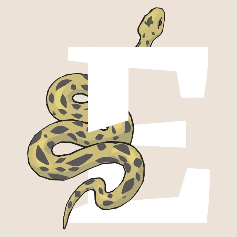 Lettre e serpent