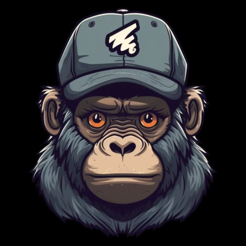 Singe avec casquette