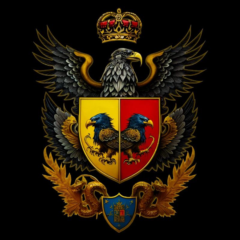 Wappen mit Adler