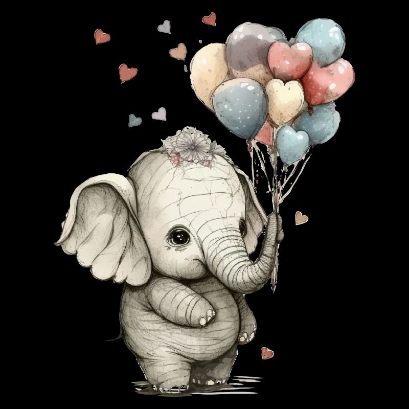 Éléphant mignon
