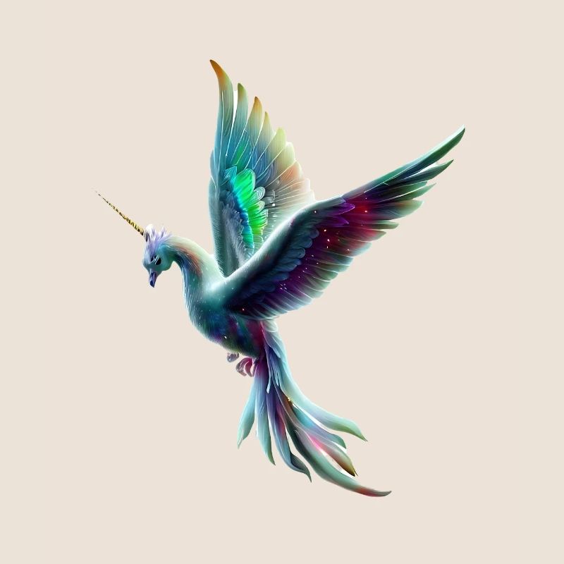 Oiseau licorne