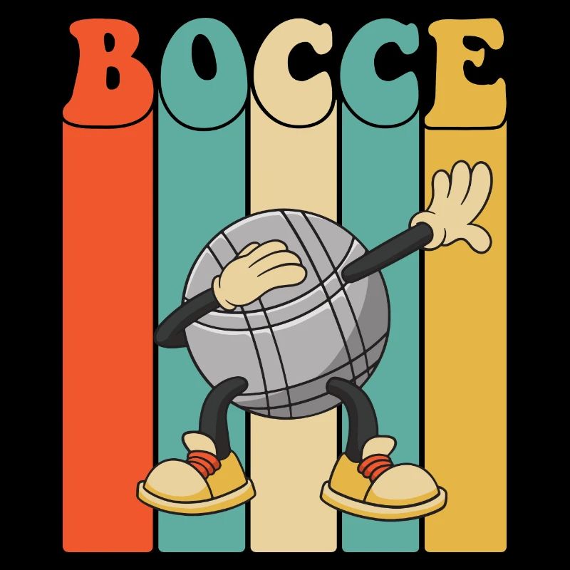 Boccespieler Dabbing Bacce Ball mit Jack Bocci