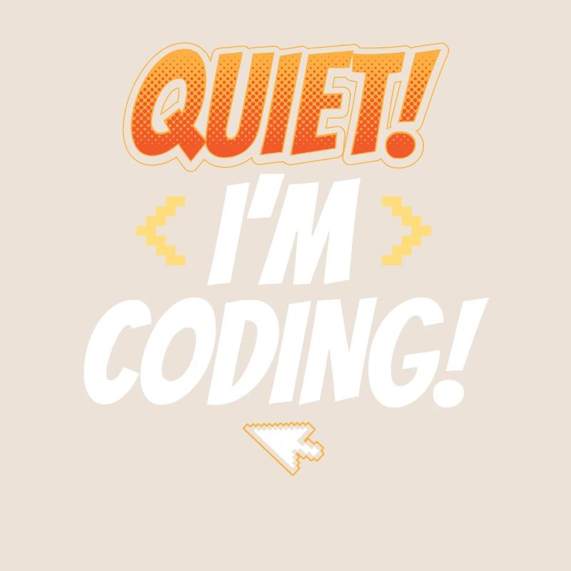 Leise Ich Programmiere Coding Coder Programmieren