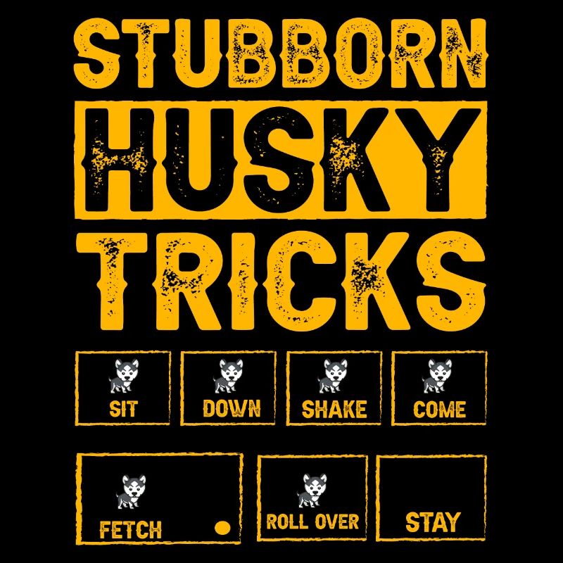 Stubborn Husky Tricks