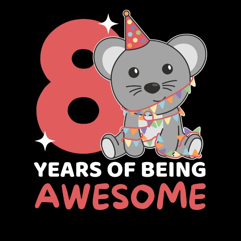 Mouse for 8th birthday children eight years old