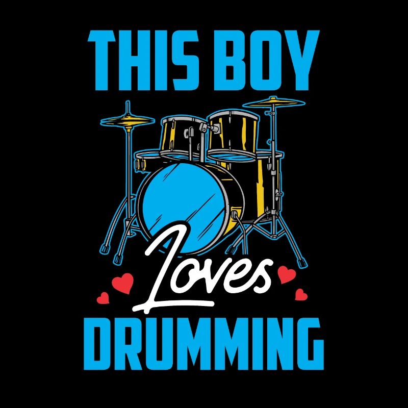 This boy loves drumming drums around