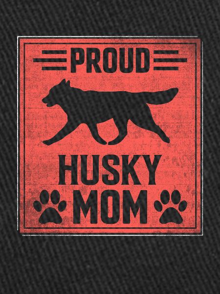 Fière maman Husky
