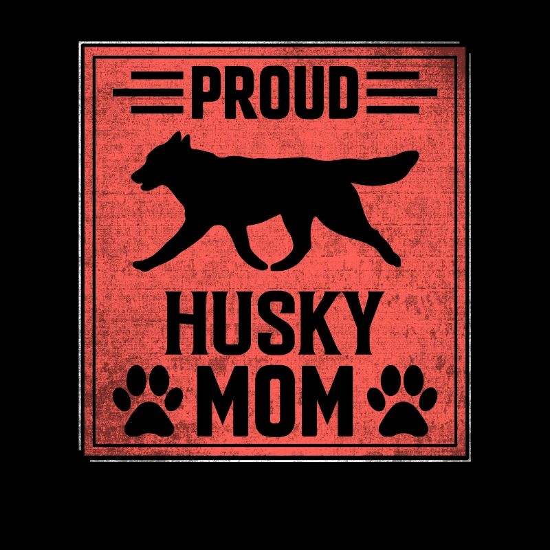 Fière maman Husky
