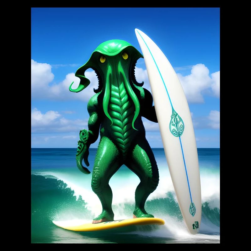 Surf Cthulu #002