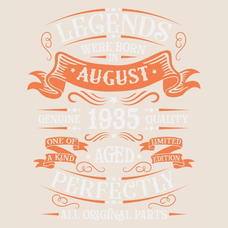 August 1935 Geburtstag Mann