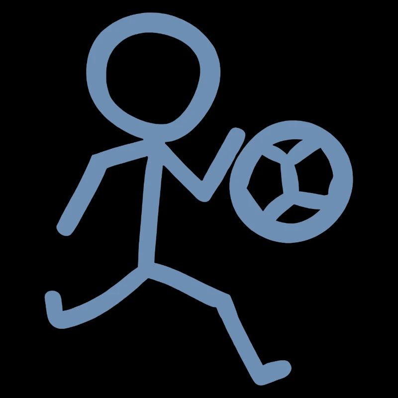 Fußballer Minimalist