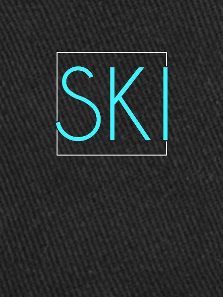 Lettrage de ski